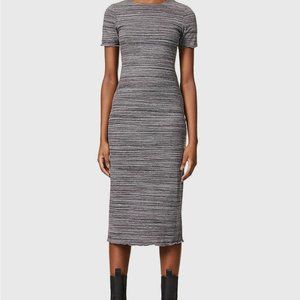 Reformation Perry Dress Charcoal